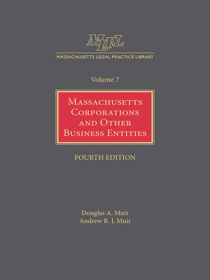 cover image of Massachusetts Corporations and Other Business Entities